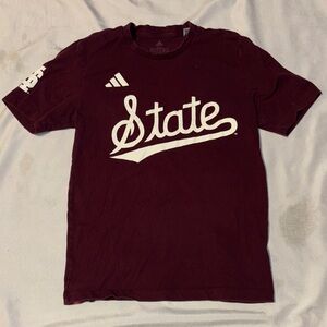 Adidas Burgundy State Tee